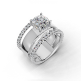 Exquisite Diamond Engagement Ring - SOLR-0556